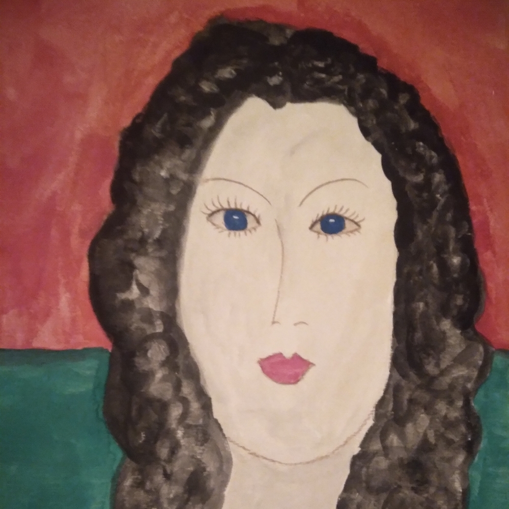 Watercolor portrait painting by Brenda Winters